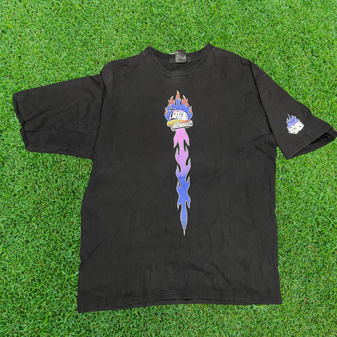 Dice on Fire Gambling Tee
