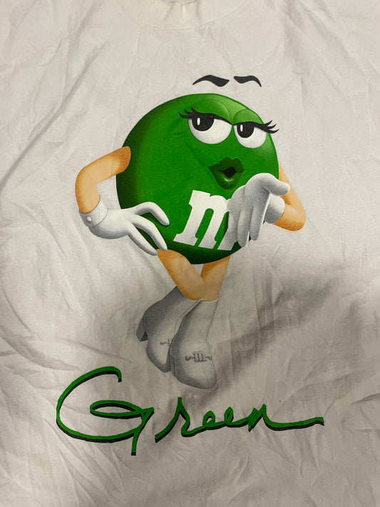 Green M&M Blowing Kiss Tee