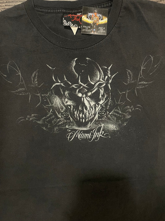 Miami Ink Skull & Crown Tee