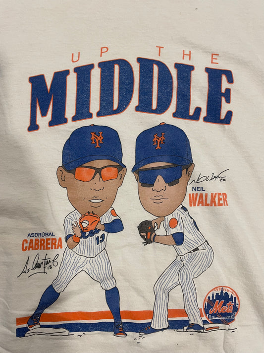 Up the Middle - Cabrera & Walker Mets Tee