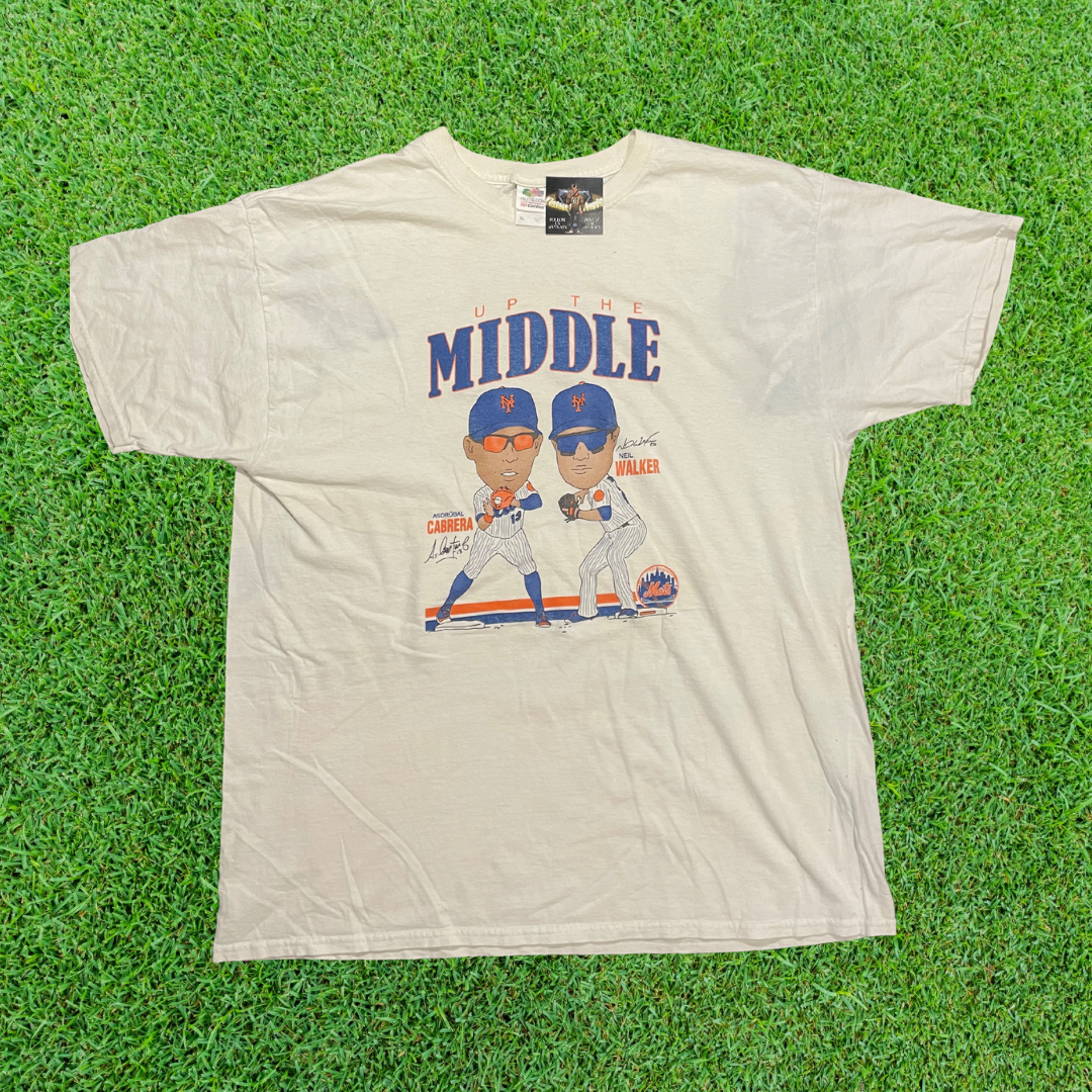Up the Middle - Cabrera & Walker Mets Tee