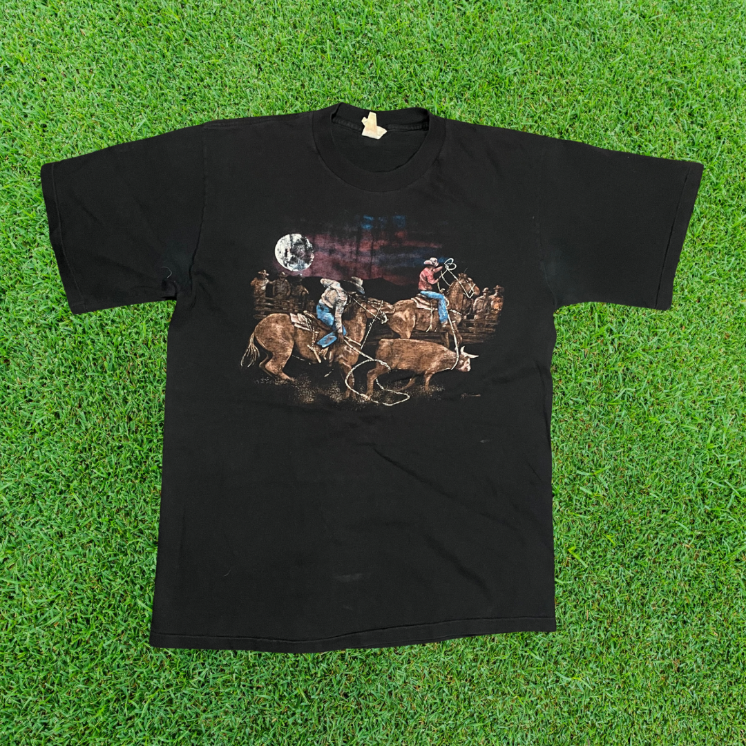 Team Cow Wrangling Tee - 1990s