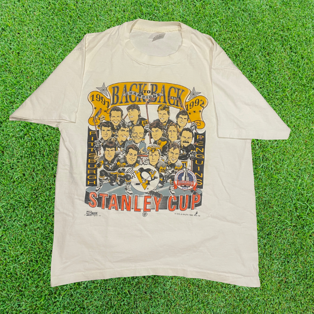 Pittsburgh Penguins Back-to-Back Champs Tee - 1992
