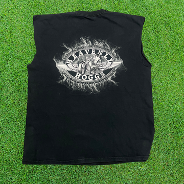 Heavenly Hoggs Motorcycle Cut-Off Tee