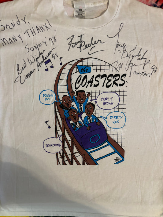 The Coasters Signed Tee 90s (Size XL)