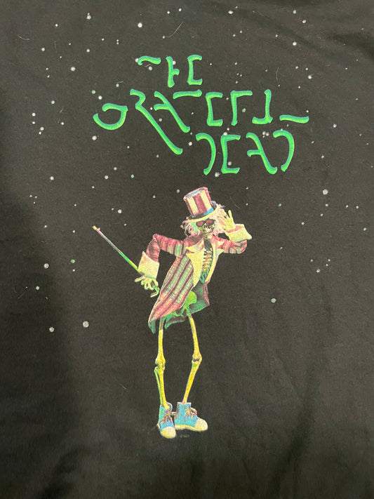 Y2K Grateful Dead Skeleton Top Hat Tee
