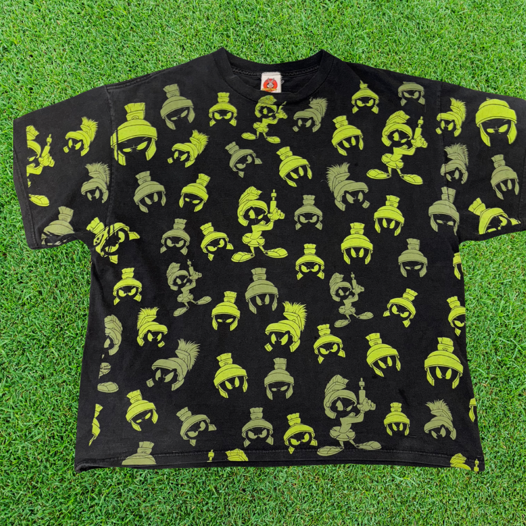 Marvin the Martian AOP Looney Boot Tee - Size XXL