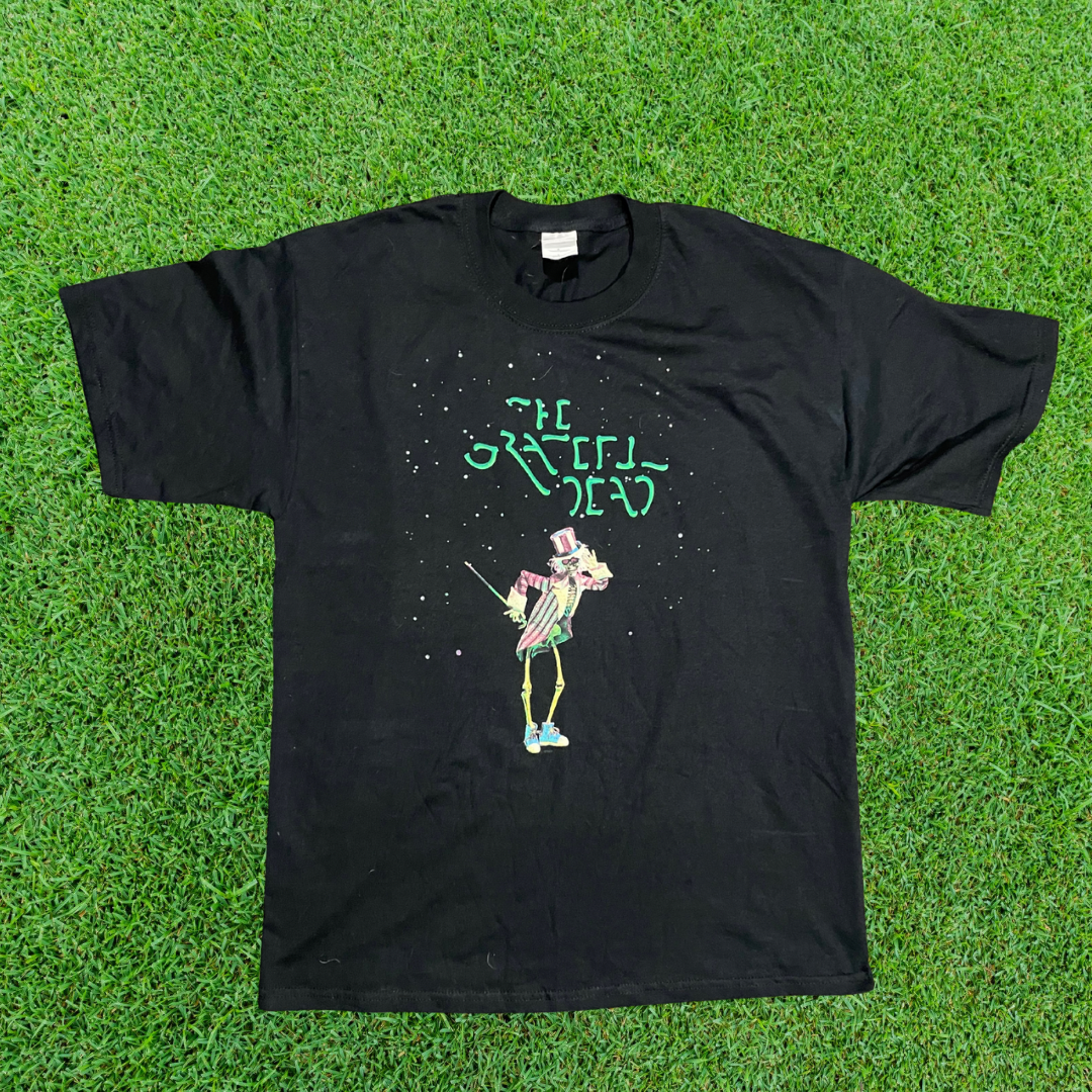 Y2K Grateful Dead Skeleton Top Hat Tee