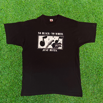 The Texas Blues Club 1993 “No Black No Whites Just Blues” Tee - Single Stitch (Size XL)