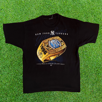 NY Yankee Championship Ring 1996 Single Stitch Tee (Size XL)